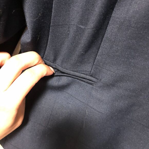 calvin klein jacket 8 womens blazer navy blue p classic work professional tt - Picture 7 of 13